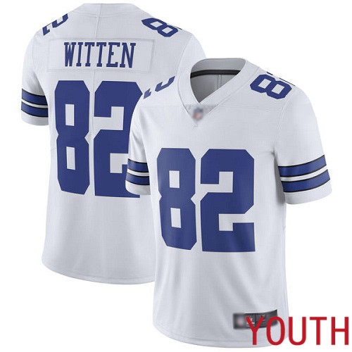 Youth Dallas Cowboys Limited White Jason Witten Road #82 Vapor Untouchable NFL Jersey->women nfl jersey->Women Jersey
